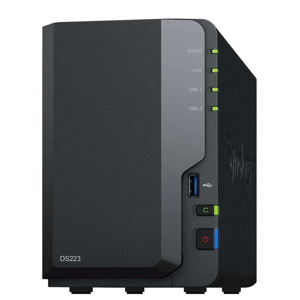 DS223 Black Network Attached Storage